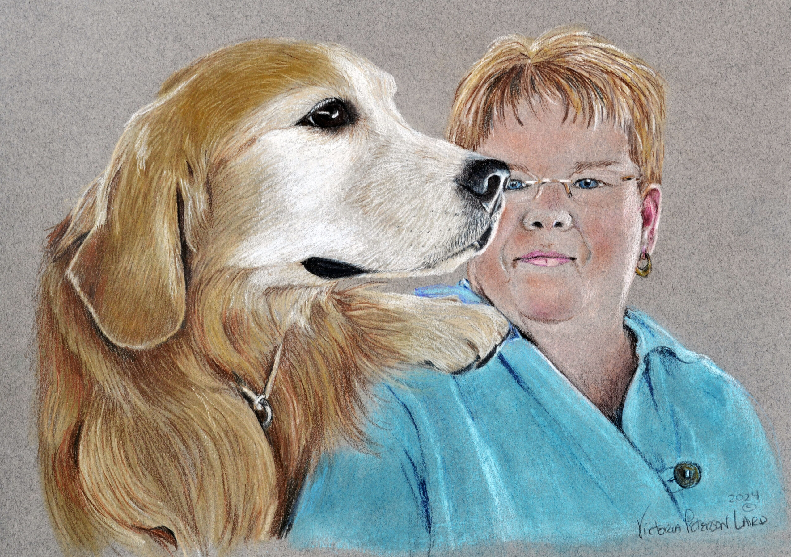 Golden Retriever Daniel and Tammy